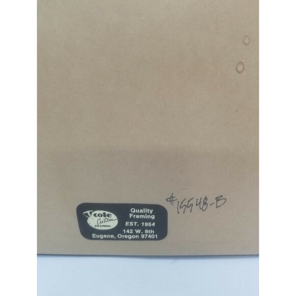 Ted DeGrazia Flower Girl Poncho Girl Finished Needlepoint Cross Stitch Framed - Picture 9 of 10